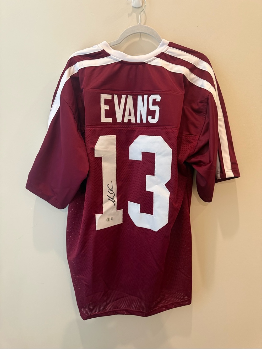 Texas A&M Mike Evan’s Authentic Signed Pro Style Jersey BAS Witnessed